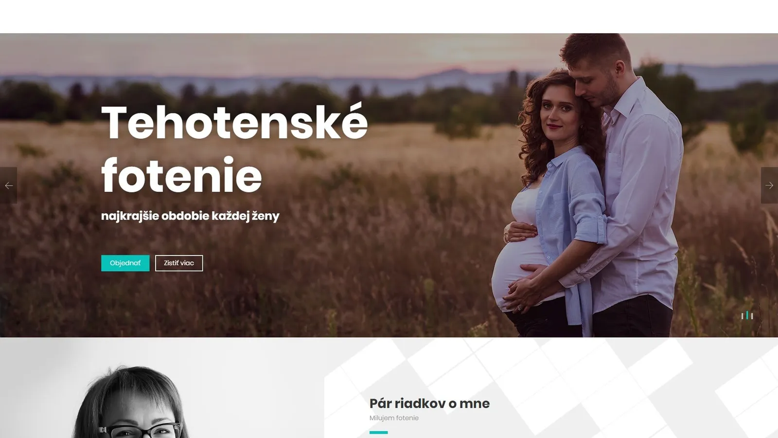 Foteníčko.sk webová prezentácia